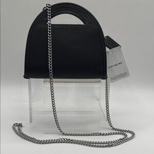 NWT Coach Top Handle Coin Purse Card Case Crossbody Chain